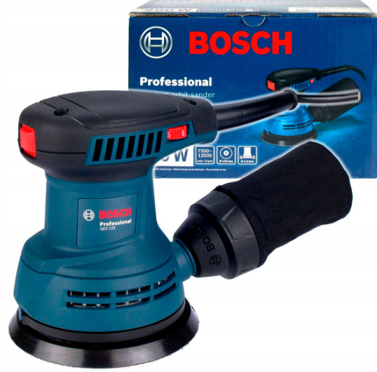 Шліфувальна вібраційна машина Bosch GEX 125 Professional
